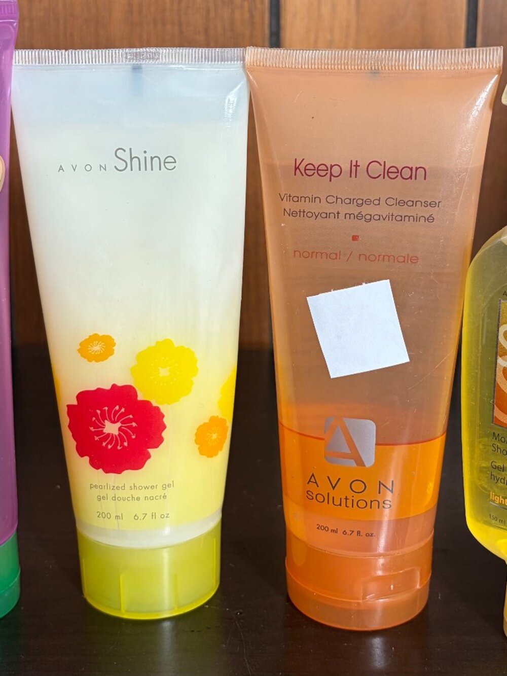 Miscellanous Lot of Vintage Discontinued Avon: Skin So Soft Shower Gel - NOS